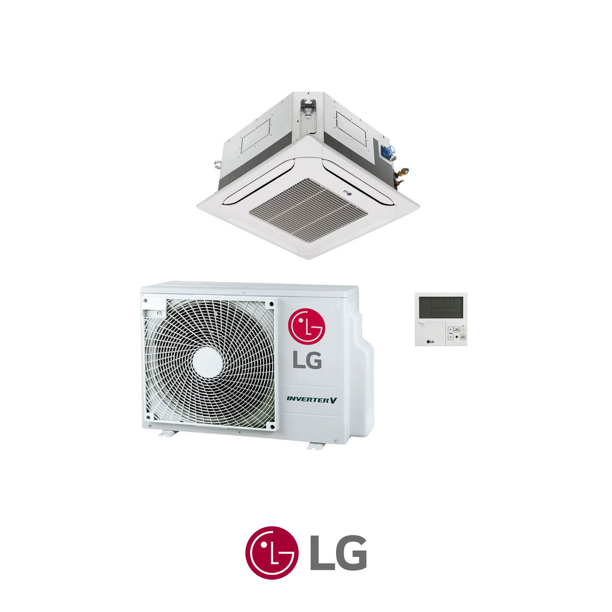 LG CONDIZIONATORE CASSETTA 4 VIE 18000 BTU CT18F.NQO R32 INVERTER A++/A+